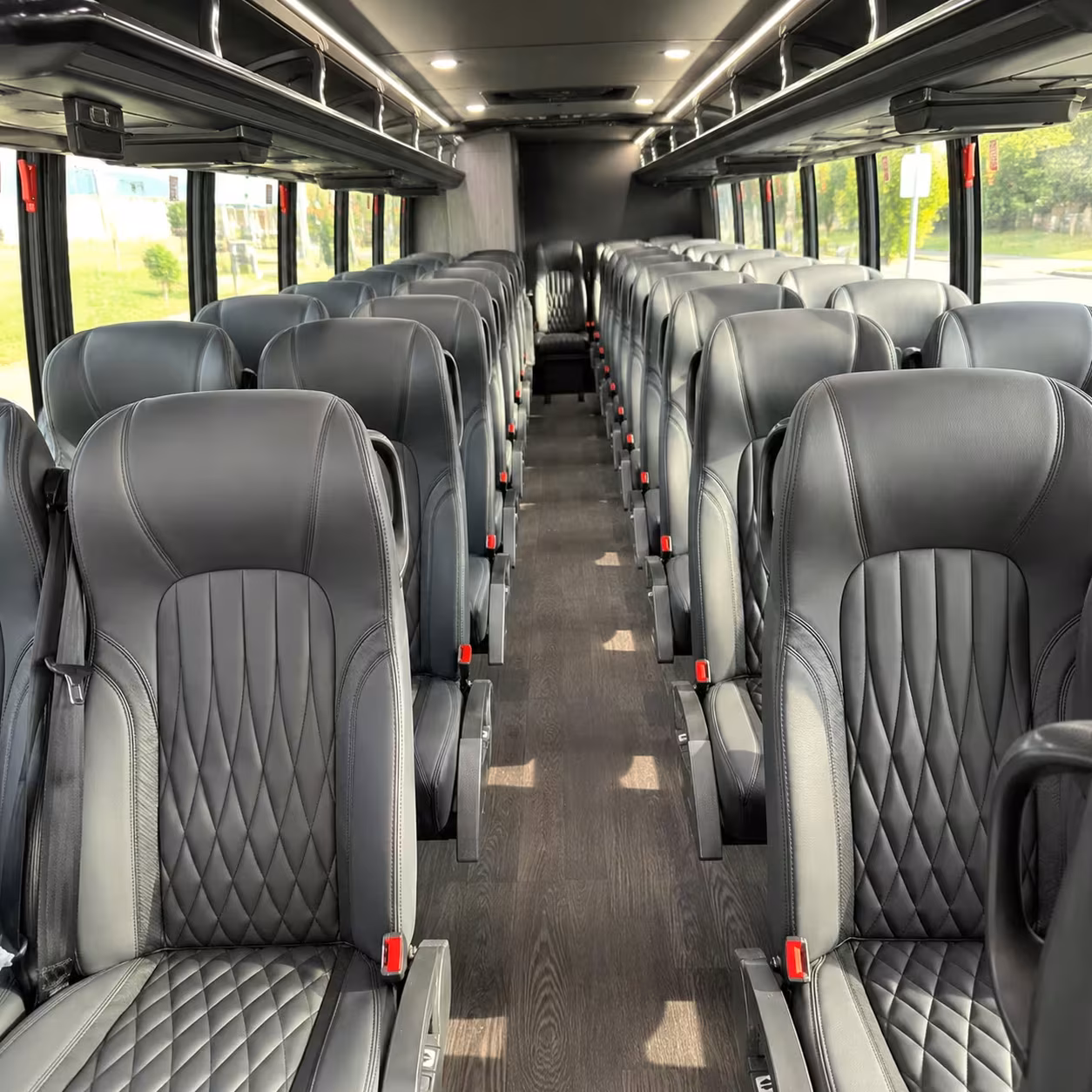 35 passenger minibus inside