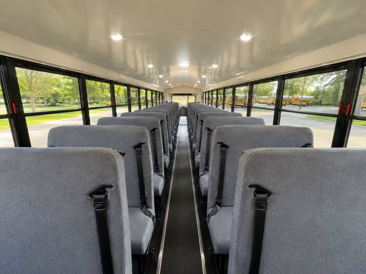 school bus interior
