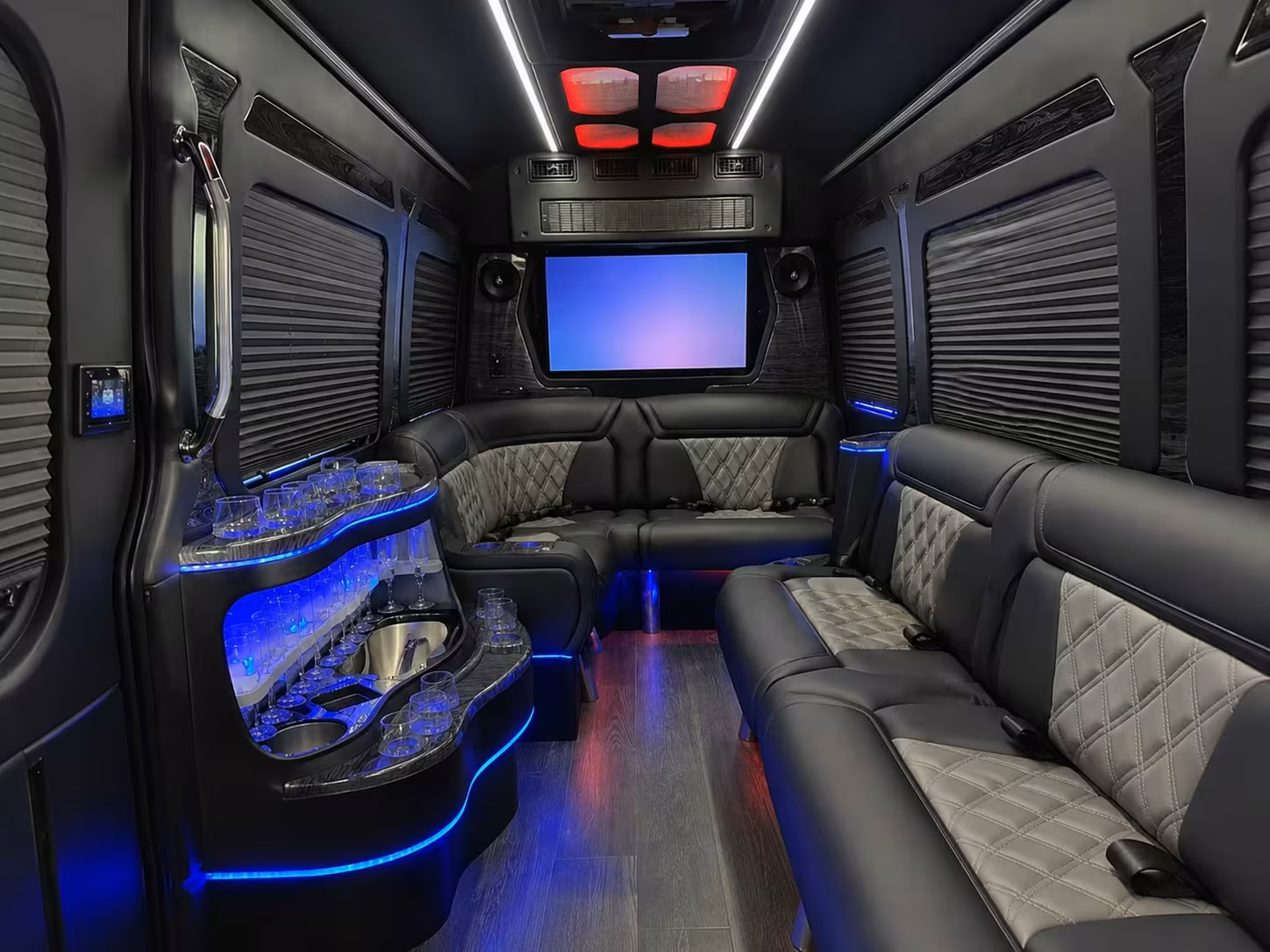 sprinter van transportation for intimate yuma weddings and elopements