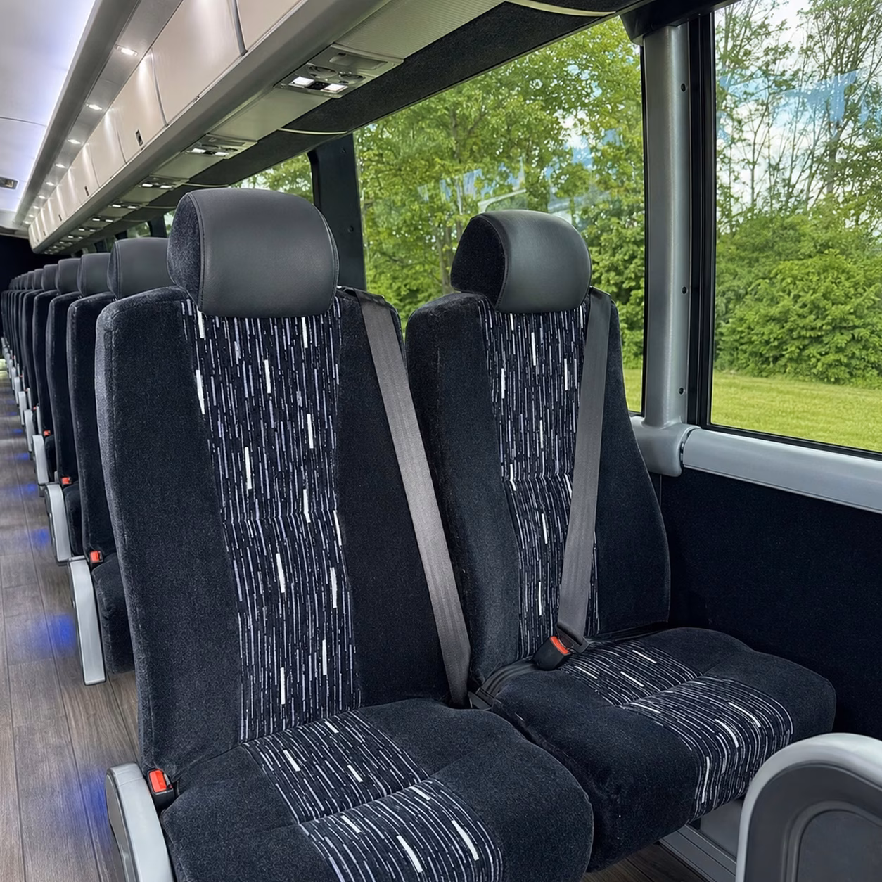 yuma charter bus interior