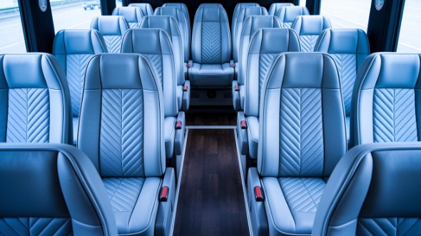 15 passenger minibus interior