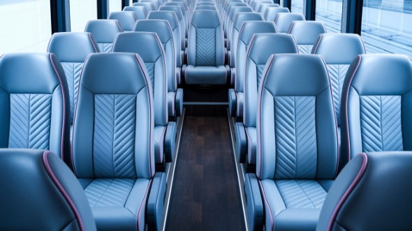 28 passenger minibus interior