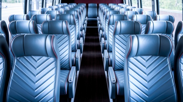 54 passenger charter bus interior