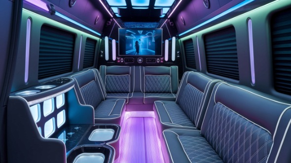 sprinter limo rental interior