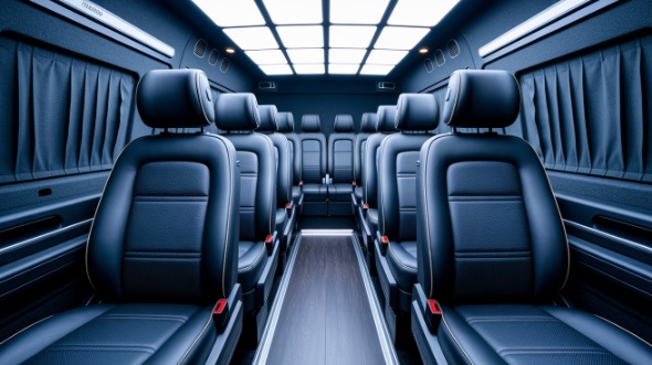 sprinter van with driver interior