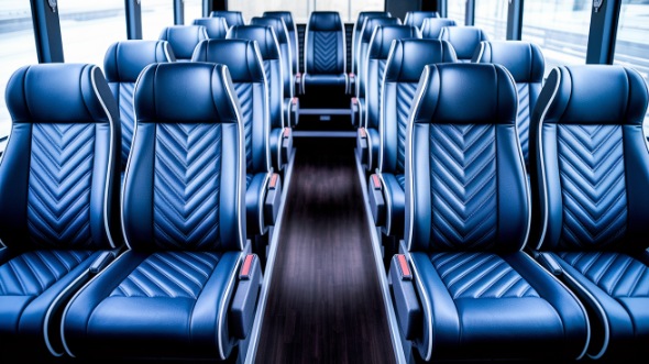 yuma 25 passenger minibus inside