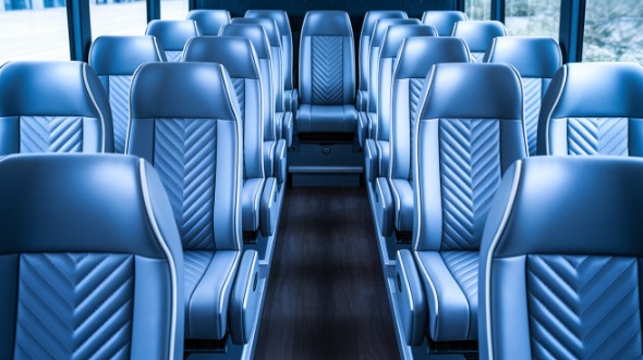 yuma 28 passenger minibus inside