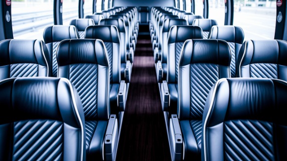 yuma 50 passenger charter bus inside