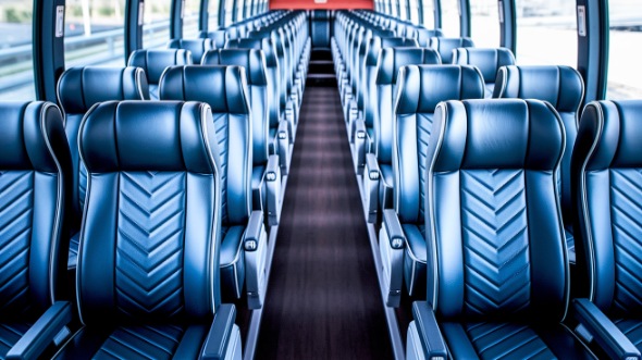 yuma 55 passenger charter bus inside