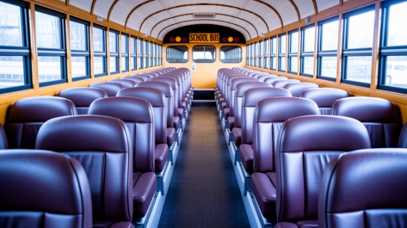 yuma school bus rental interior