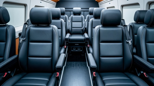 yuma sprinter van with driver inside